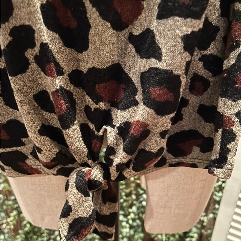 Leopard Print Sweater - Picture 2 of 3